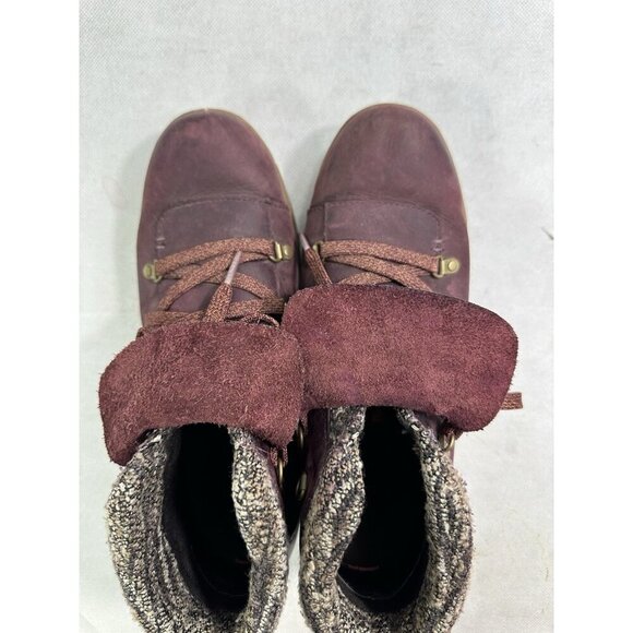 Merrell Eventyr Bluff Waterproof Burgundy Hiking Boots Women’s 8.5 - Picture 7 of 8